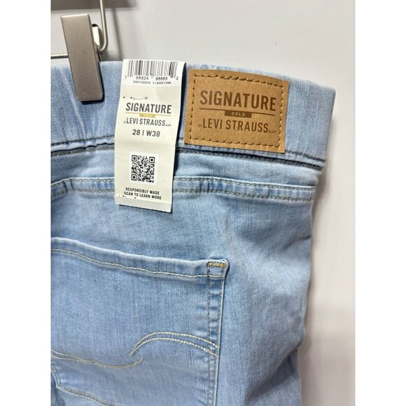 Levis Strauss Pull On Bermuda Women's Plus Size Jean Shorts 28/39W - Brand New - Picture 8 of 11